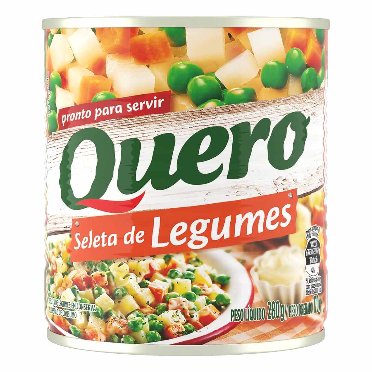 SELETA DE LEGUMES QUERO LATA 170G                                                                   