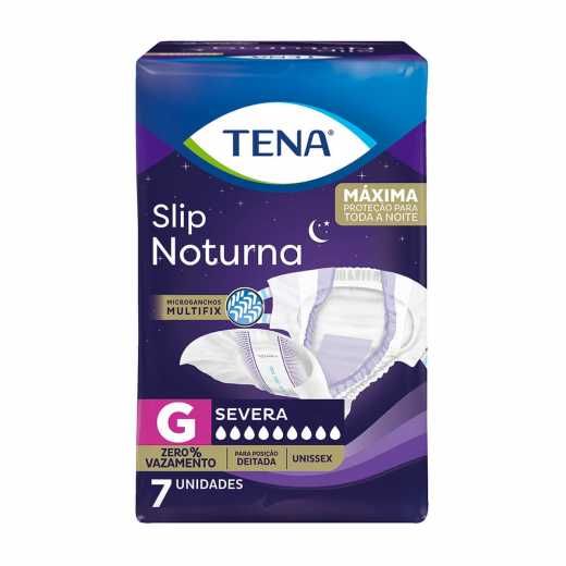 FRALDA TENA SLIP NOTURNA G COM 7 UNIDADES                                                           