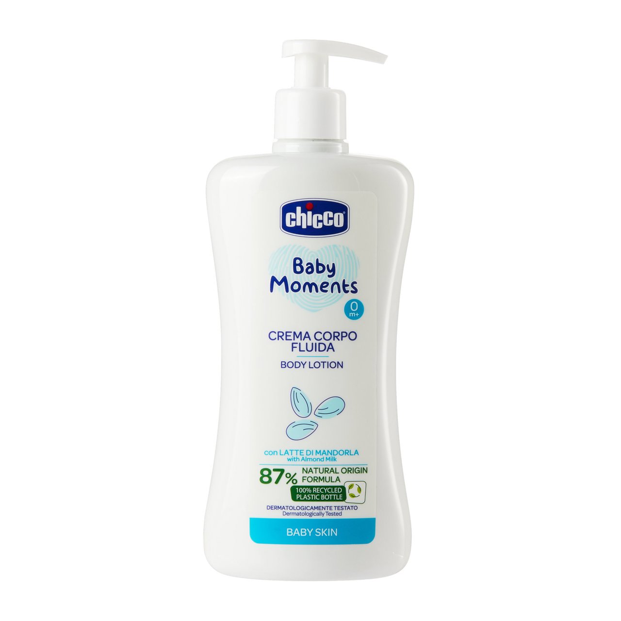 LOCAO HIDRAT.PELE DELICADA BABY MOMENTS CHICCO 500ML                                                