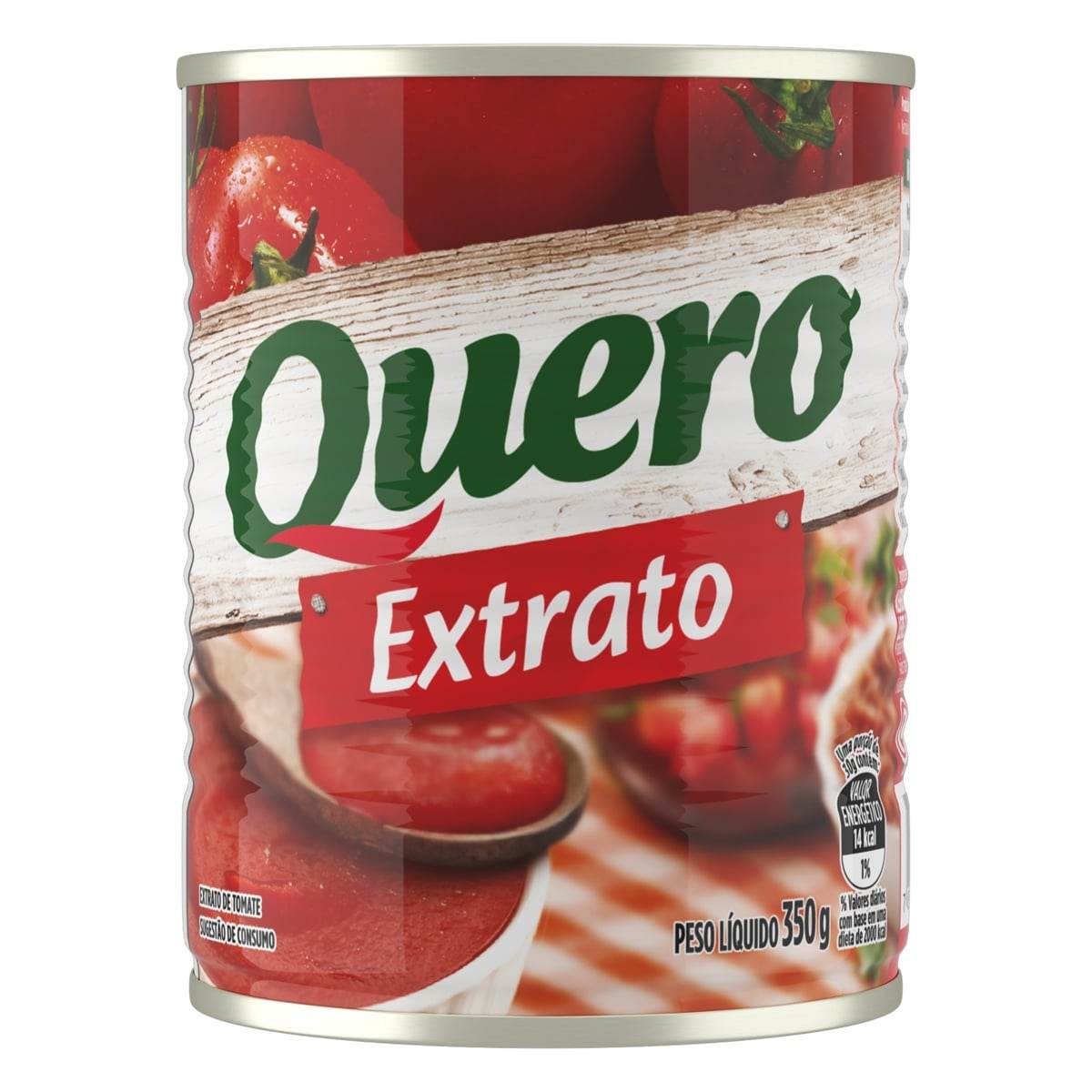EXTRATO DE TOMATE QUERO LATA 350G                                                                   